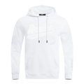 NBA BOSTON CELTICS WHITE OUT MEN'S DOUBLE KNIT PULLOVER HOODIE (WHITE)