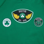 NBA BOSTON CELTICS BORN FOR SPORT MEN'S FLC PO HOODIE (KELLY GREEN)