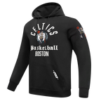 NBA BOSTON CELTICS MODERN ORIGINALS MEN'S FLC PO HOODIE (BLACK)