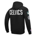 NBA BOSTON CELTICS MODERN ORIGINALS MEN'S FLC PO HOODIE (BLACK)