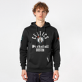 NBA BOSTON CELTICS MODERN ORIGINALS MEN'S FLC PO HOODIE (BLACK)