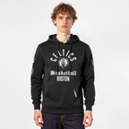 NBA BOSTON CELTICS MODERN ORIGINALS MEN'S FLC PO HOODIE (BLACK)