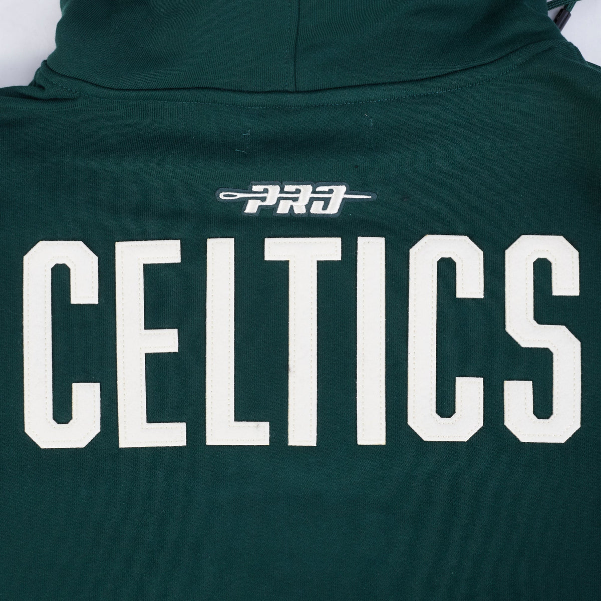 NBA BOSTON CELTICS MODERN ORIGINALS MEN'S FLC PO HOODIE (FOREST GREEN)