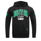 NBA BOSTON CELTICS CITY ARCH MEN'S FLC PO HOODIE (BLACK)