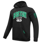 NBA BOSTON CELTICS CITY ARCH MEN'S FLC PO HOODIE (BLACK)