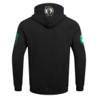 NBA BOSTON CELTICS CITY ARCH MEN'S FLC PO HOODIE (BLACK)