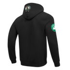 NBA BOSTON CELTICS CITY ARCH MEN'S FLC PO HOODIE (BLACK)