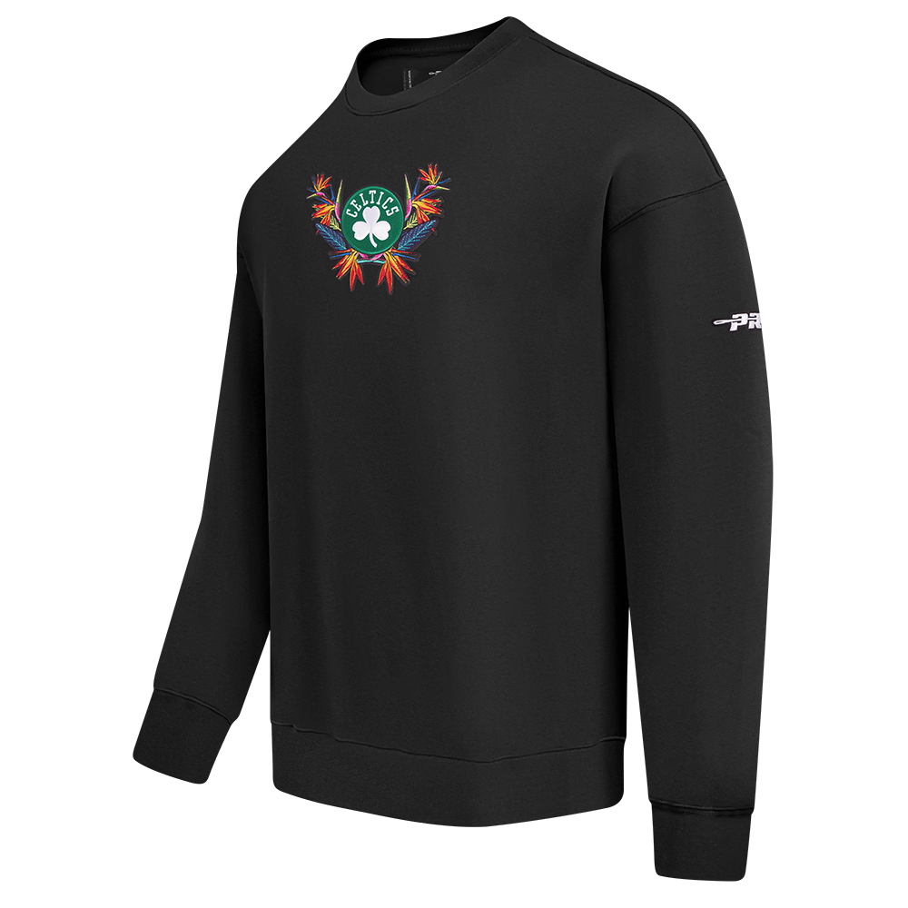 NBA BOSTON CELTICS PARADISE CHANDAIL OUATÉ À COL ROND POUR HOMME (NOIR)