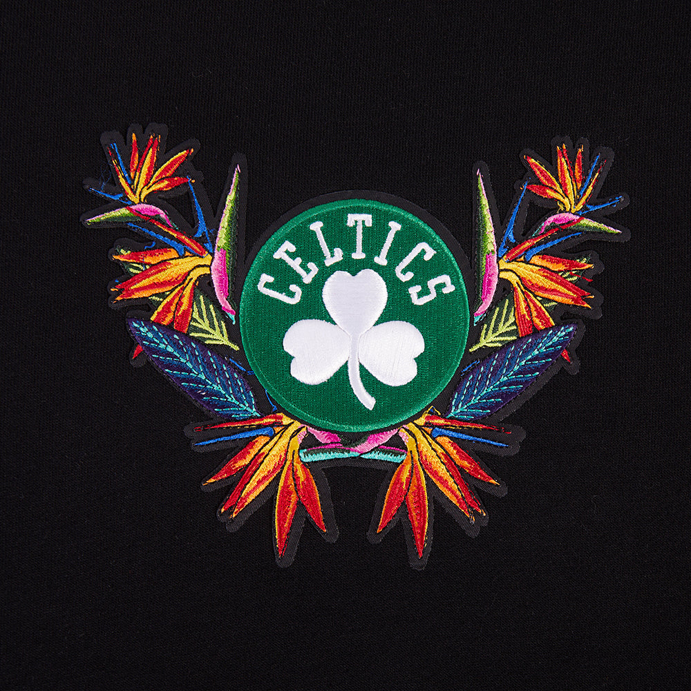 NBA BOSTON CELTICS PARADISE CHANDAIL OUATÉ À COL ROND POUR HOMME (NOIR)