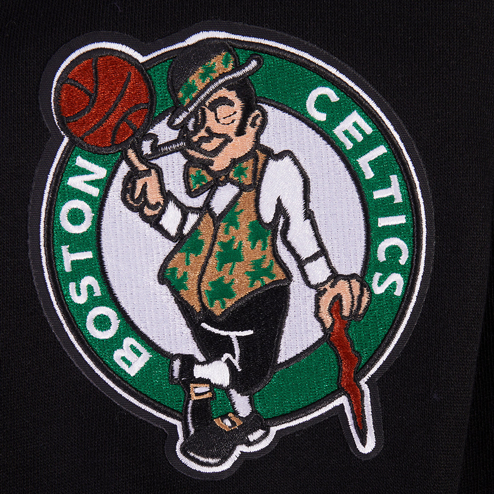 NBA BOSTON CELTICS PARADISE CHANDAIL OUATÉ À COL ROND POUR HOMME (NOIR)