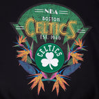 NBA BOSTON CELTICS PARADISE CHANDAIL OUATÉ À COL ROND POUR HOMME (NOIR)