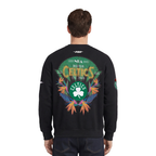 NBA BOSTON CELTICS PARADISE CHANDAIL OUATÉ À COL ROND POUR HOMME (NOIR)