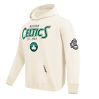 NBA BOSTON CELTICS PARADISE MEN'S PULL OVER HOODIE (EGGSHELL)