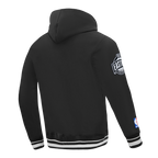 NBA BOSTON CELTICS LETTERMAN MEN'S PULL OVER HOODIE (BLACK)