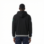 NBA BOSTON CELTICS LETTERMAN MEN'S PULL OVER HOODIE (BLACK)