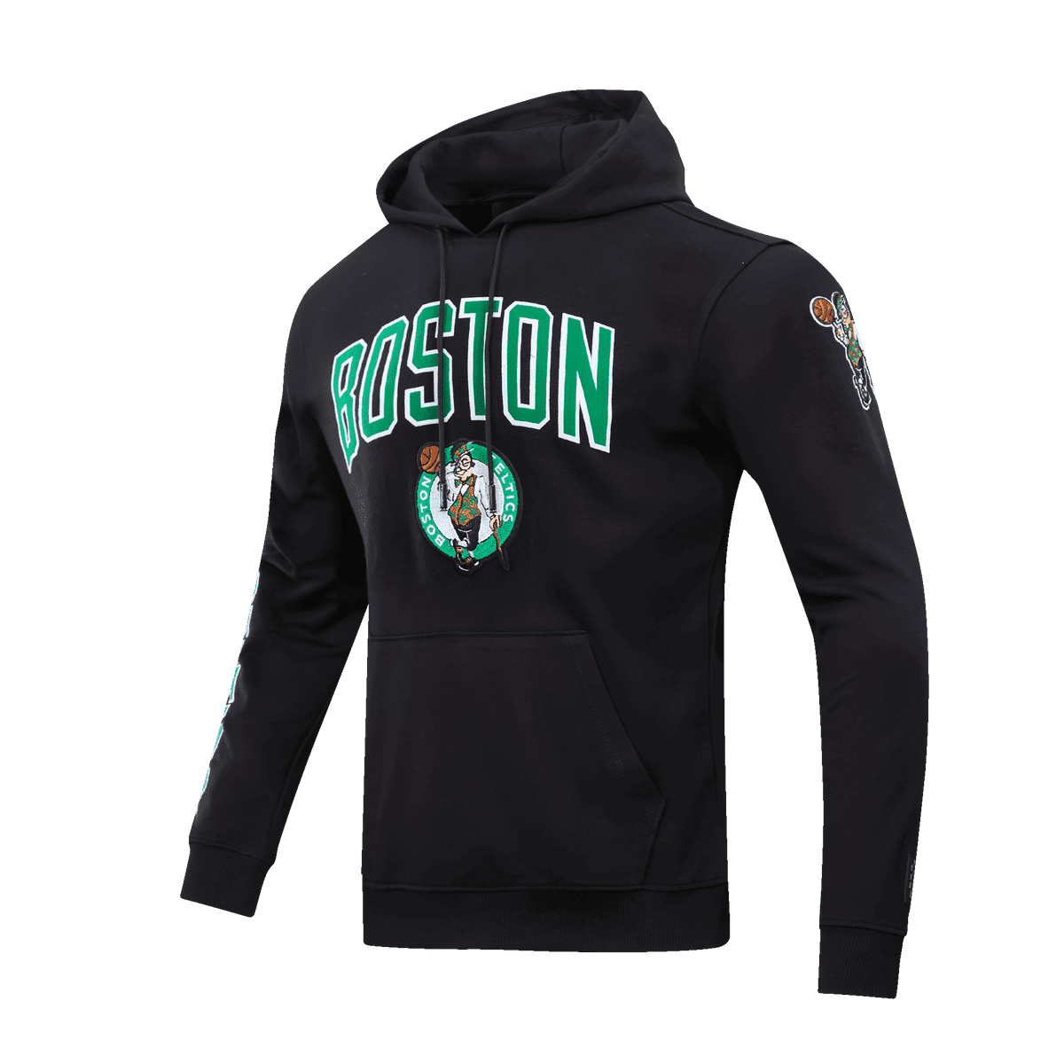 NBA BOSTON CELTICS CLASSIC MEN'S PULLOVER HOODIE (BLACK)