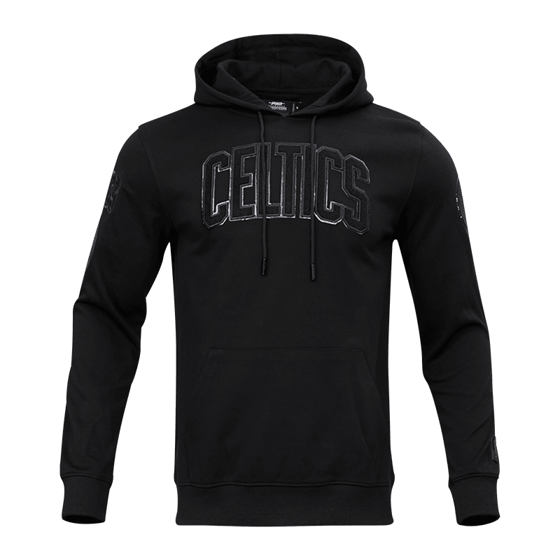 NBA BOSTON CELTICS TRIPLE BLACK CHANDAIL À CAPUCHON À LOGO (TRIPLE NOIR)