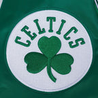 NBA BOSTON CELTICS SOUVENIR BLOUSON EN SATIN POUR HOMME (VERT KELLY)