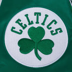 NBA BOSTON CELTICS SOUVENIR BLOUSON EN SATIN POUR HOMME (VERT KELLY)
