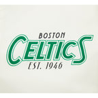 NBA BOSTON CELTICS PARADISE BLOUSON EN SATIN POUR HOMME (COQUILLE D'ŒUF/NOIR)