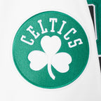 NBA BOSTON CELTICS LETTERMAN BLOUSON COLLÉGIAL POUR HOMME (NOIR/BLANC)
