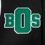 NBA BOSTON CELTICS LETTERMAN BLOUSON COLLÉGIAL POUR HOMME (NOIR/BLANC)