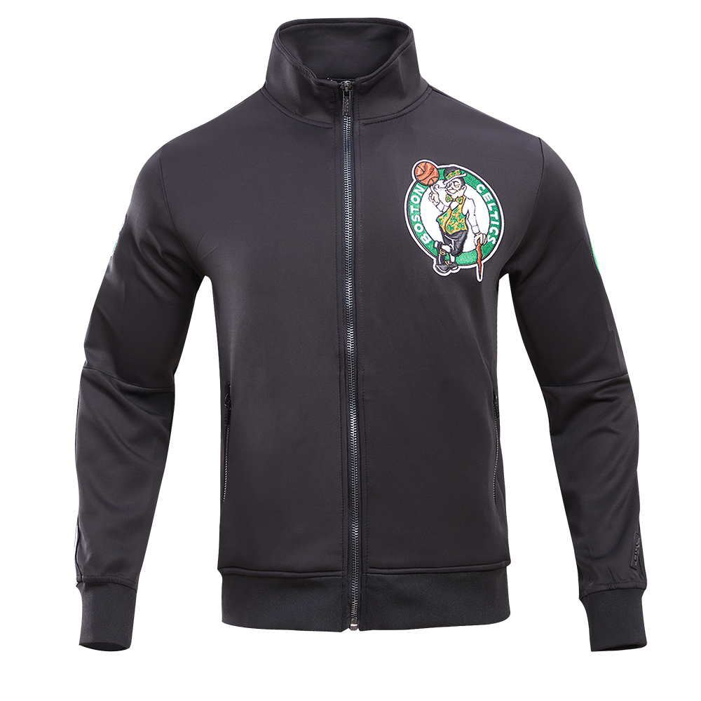 NBA BOSTON CELTICS CLASSIC MEN'S TRACK JACKET (BLACK)