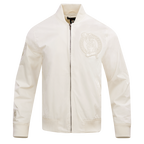 NBA BOSTON CELTICS NEUTRAL MEN'S  TWILL JACKET (EGGSHELL)