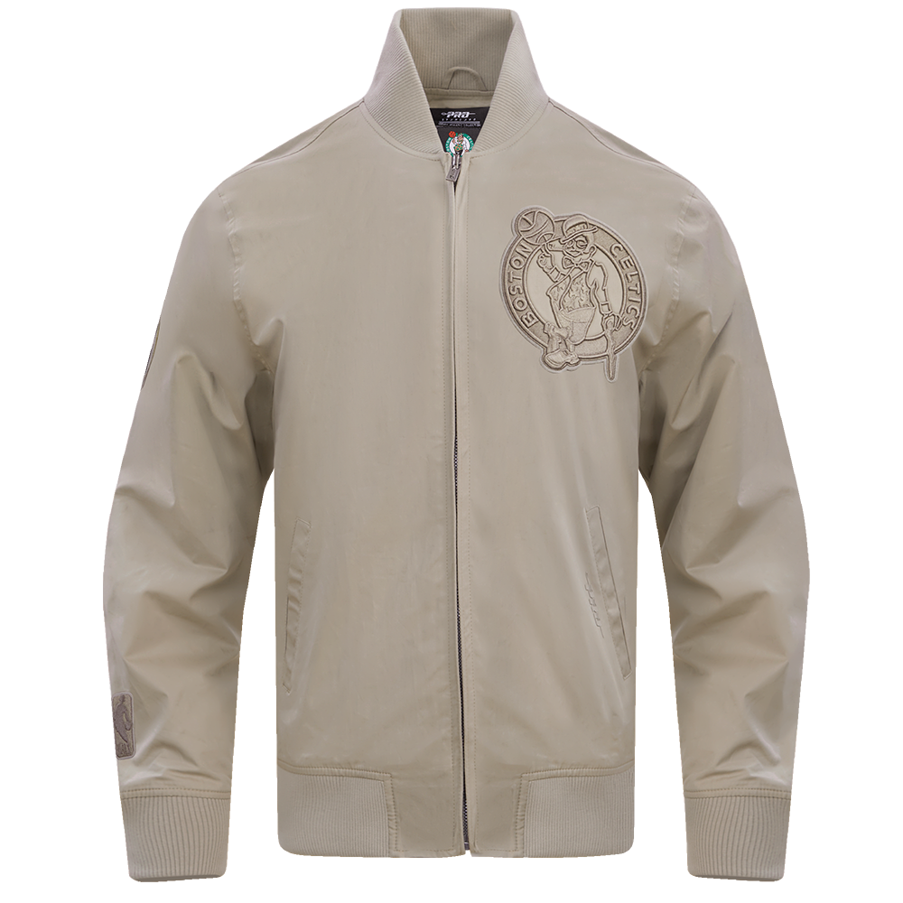 NBA BOSTON CELTICS NEUTRAL BLOUSON EN SERGÉ POUR HOMME (TAUPE)