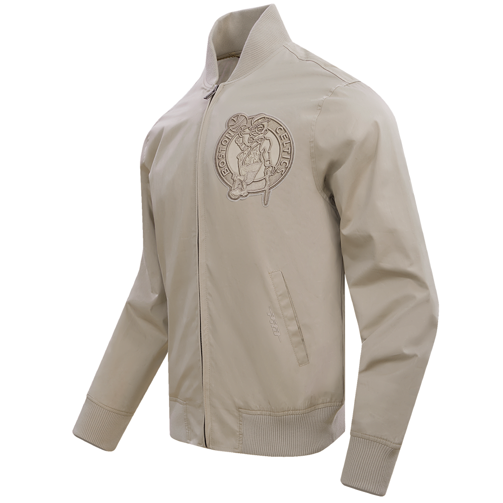 NBA BOSTON CELTICS NEUTRAL BLOUSON EN SERGÉ POUR HOMME (TAUPE)
