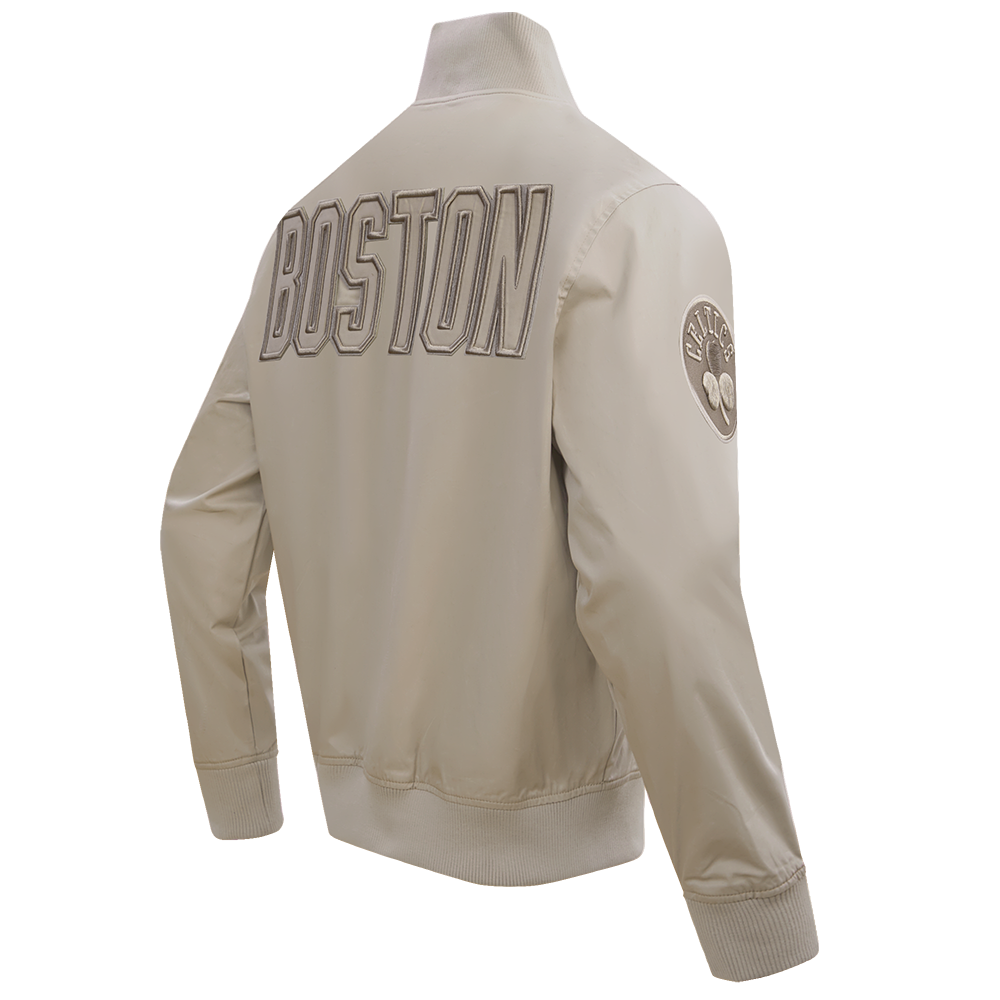 NBA BOSTON CELTICS NEUTRAL BLOUSON EN SERGÉ POUR HOMME (TAUPE)