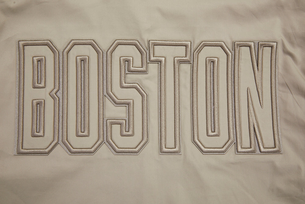 NBA BOSTON CELTICS NEUTRAL BLOUSON EN SERGÉ POUR HOMME (TAUPE)