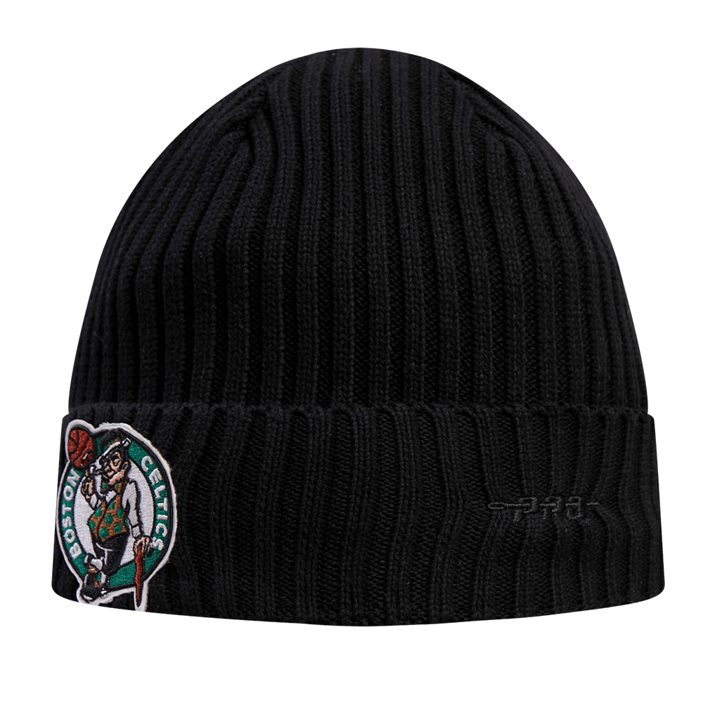 NBA BOSTON CELTICS KNIT BOX SET BEANIE (BLACK)
