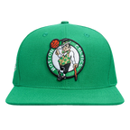 NBA BOSTON CELTICS SCRIPT TAIL CASQUETTE SNAPBACK EN LAINE (VERT KELLY)