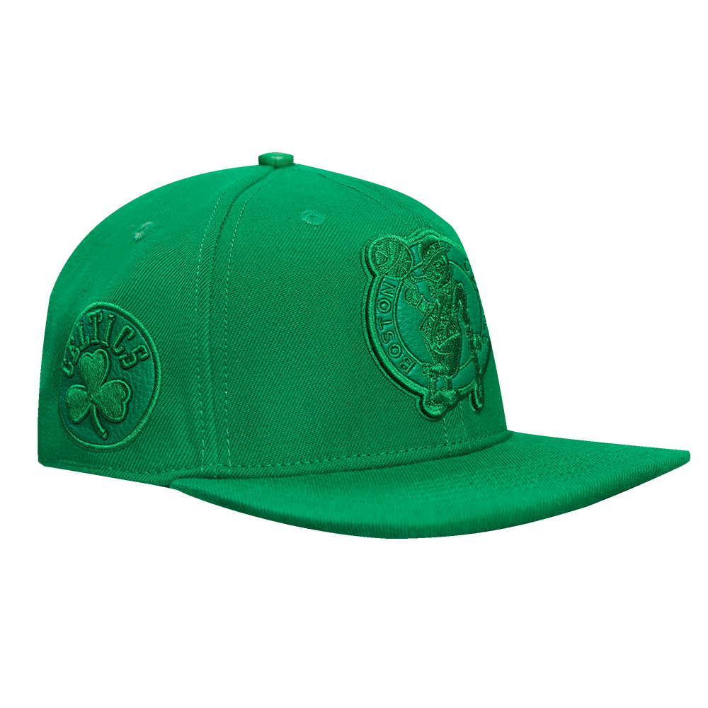 NBA BOSTON CELTICS TRIPLE TONAL WOOL SNAPBACK HAT (KELLY GREEN)