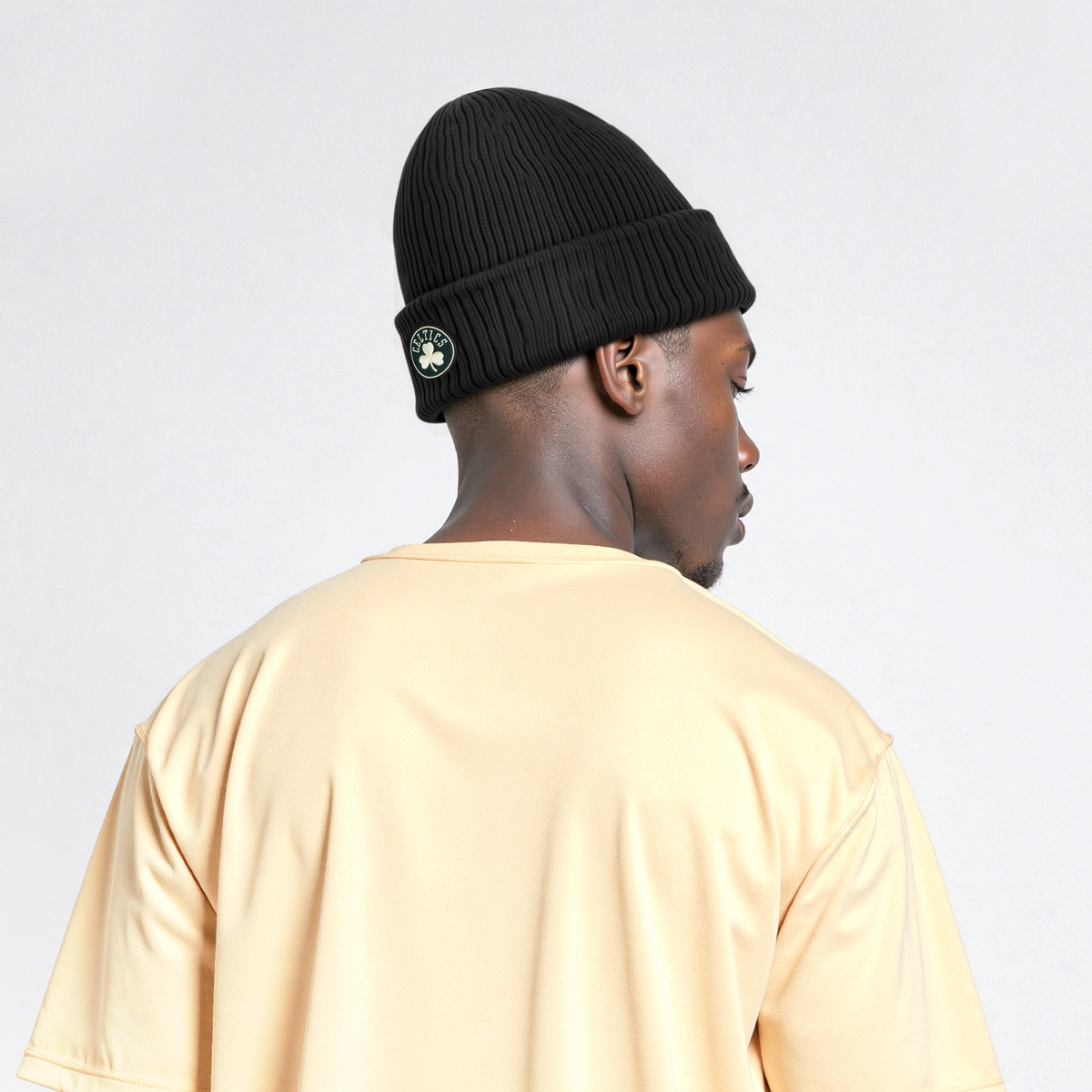 NBA BOSTON CELTICS MODERN ORIGINALS TUQUE PRO NON DOUBLÉE À REVERS (NOIR)