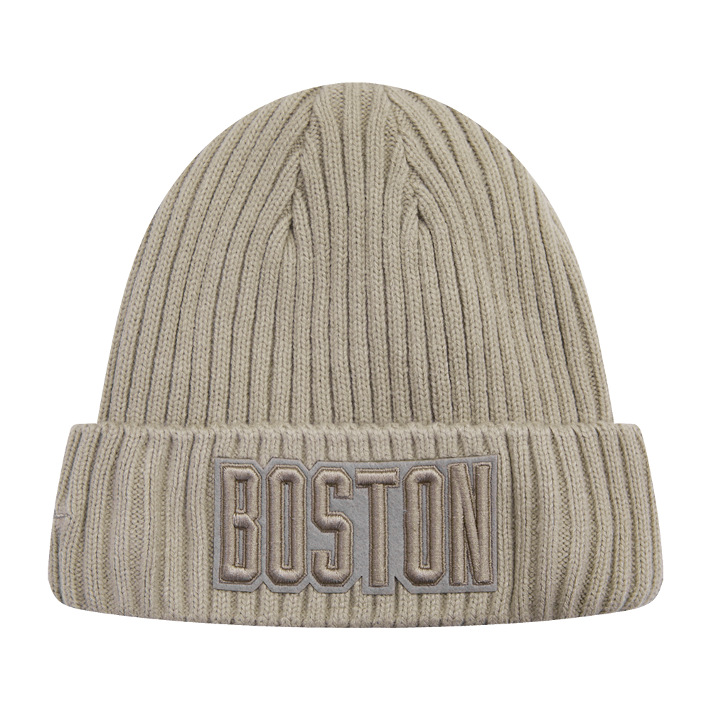 NBA BOSTON CELTICS NEUTRAL BEANIE (TAUPE)