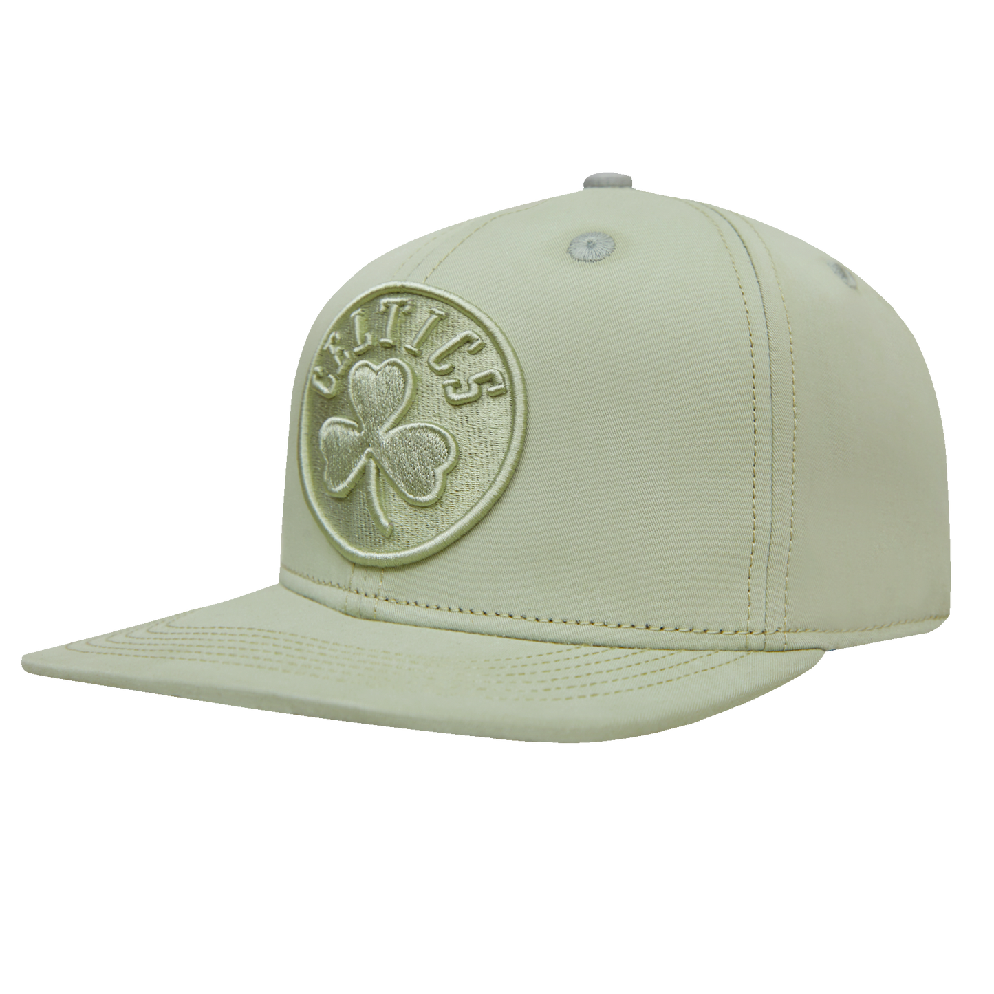 NBA BOSTON CELTICS NEUTRAL WOOL UNISEX SNAPBACK HAT (MOSS)