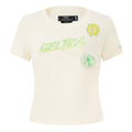 NBA BOSTON CELTICS HIGH IMPACT T-SHIRT BABY DOLL POUR FEMME (COQUILLE D'ŒUF)