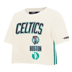 NBA BOSTON CELTICS RETRO CLASSICS WOMEN'S SHIRT (EGGSHELL)
