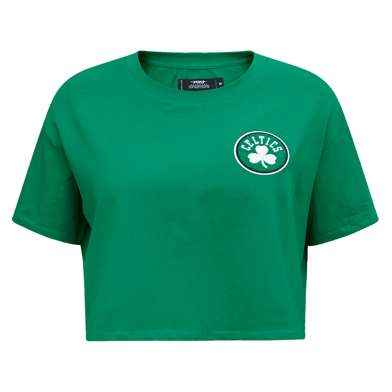 NBA BOSTON CELTICS CLASSIC T-SHIRT À COUPE CARRÉE POUR FEMME (VERT KELLY)