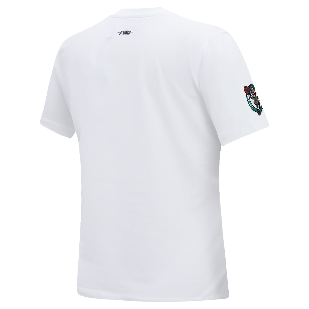 NBA BOSTON CELTICS CLASSIC SHORT SLEEVE WOMEN'S SLIM FIT TEE (WHITE)