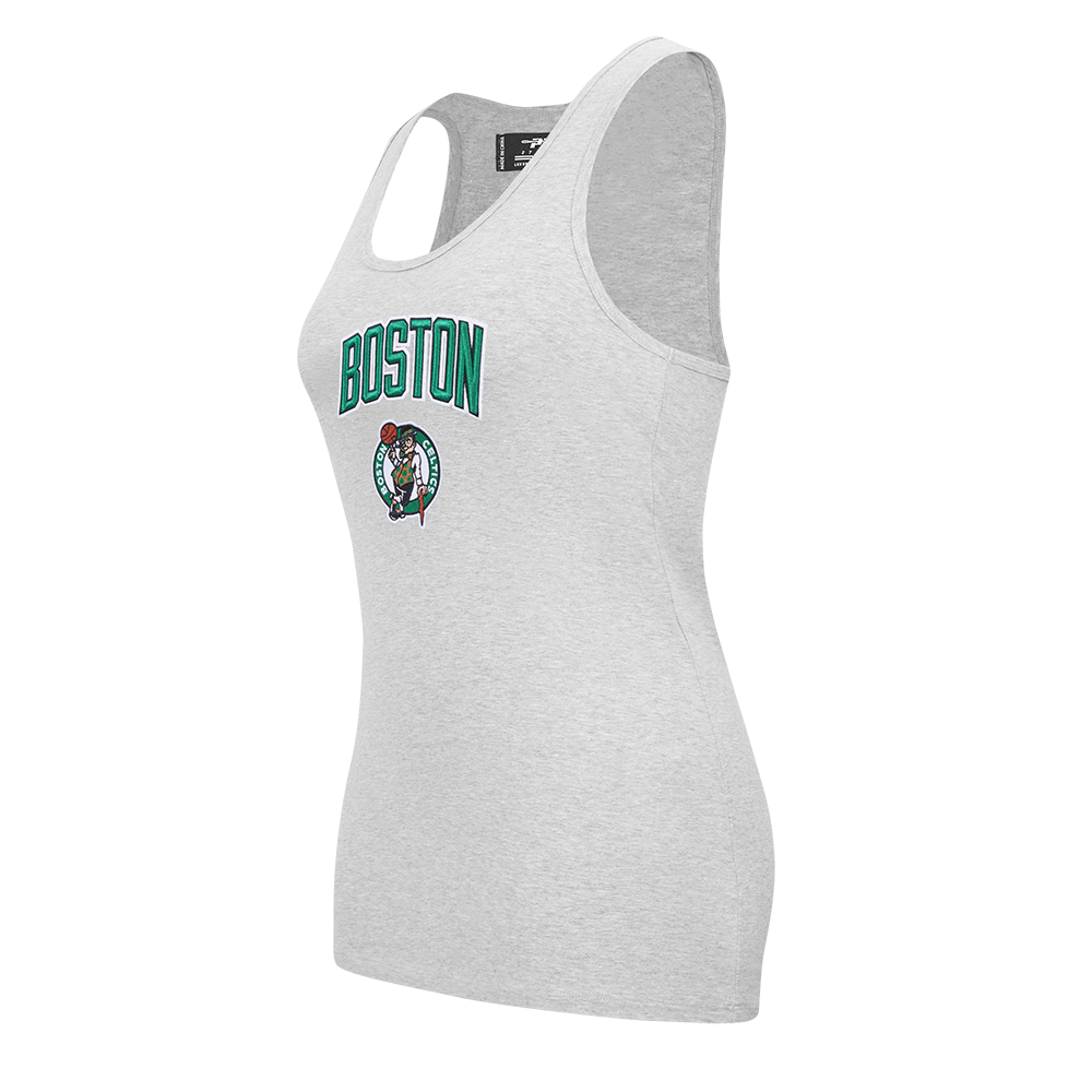 NBA BOSTON CELTICS CLASSIC WOMEN'S RACERBACK (HEATHER GREY)