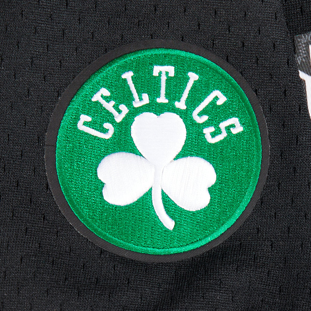 NBA BOSTON CELTICS CLASSIC T-SHIRT EN FILET À MANCHES COURTES POUR GARÇON JUNIOR (NOIR)