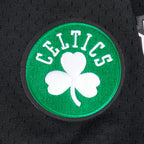 NBA BOSTON CELTICS CLASSIC T-SHIRT EN FILET À MANCHES COURTES POUR GARÇON JUNIOR (NOIR)