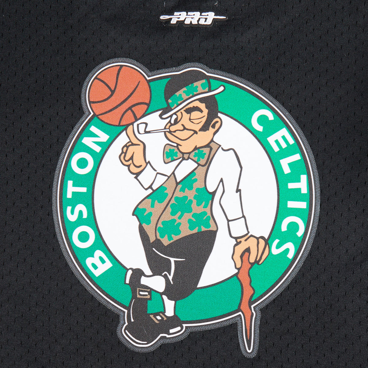 NBA BOSTON CELTICS CLASSIC T-SHIRT EN FILET À MANCHES COURTES POUR GARÇON JUNIOR (NOIR)
