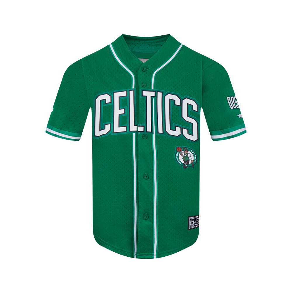 NBA BOSTON CELTICS CLASSIC CHEMISE BOUTONNÉE EN FILET POUR GARÇON JUNIOR (VERT KELLY)