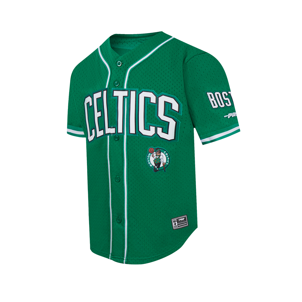 NBA BOSTON CELTICS CLASSIC CHEMISE BOUTONNÉE EN FILET POUR GARÇON JUNIOR (VERT KELLY)