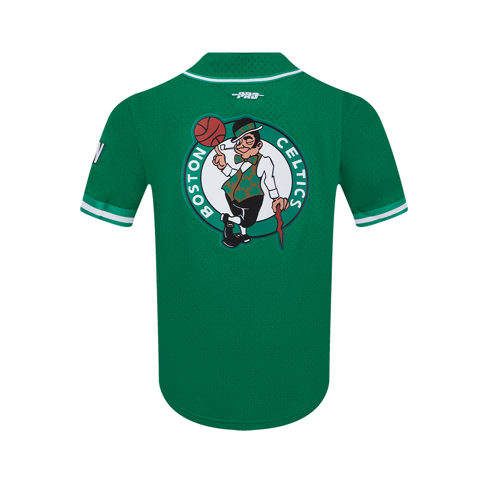 NBA BOSTON CELTICS CLASSIC CHEMISE BOUTONNÉE EN FILET POUR GARÇON JUNIOR (VERT KELLY)