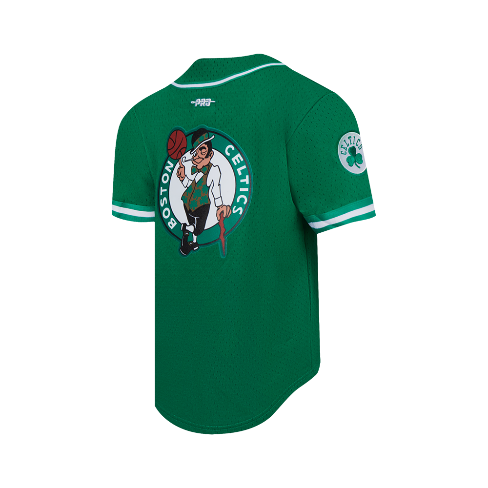 NBA BOSTON CELTICS CLASSIC CHEMISE BOUTONNÉE EN FILET POUR GARÇON JUNIOR (VERT KELLY)